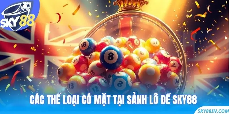 Các thể loại có mặt tại sảnh lô đề Sky88